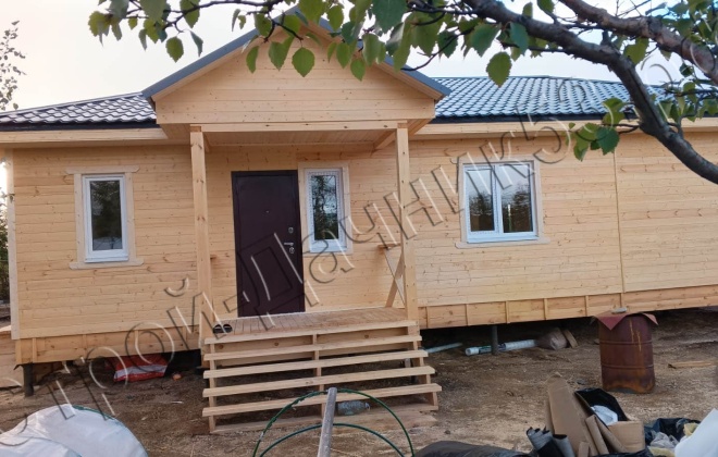4 Каркасно-щитовой дом Д-11, 13.2x9.5м, 125.4 М², Мурманская область, Печегнский район, село Корзуново (26)